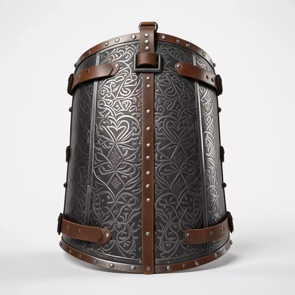 Medieval Knight Great Helm Armor 3D model