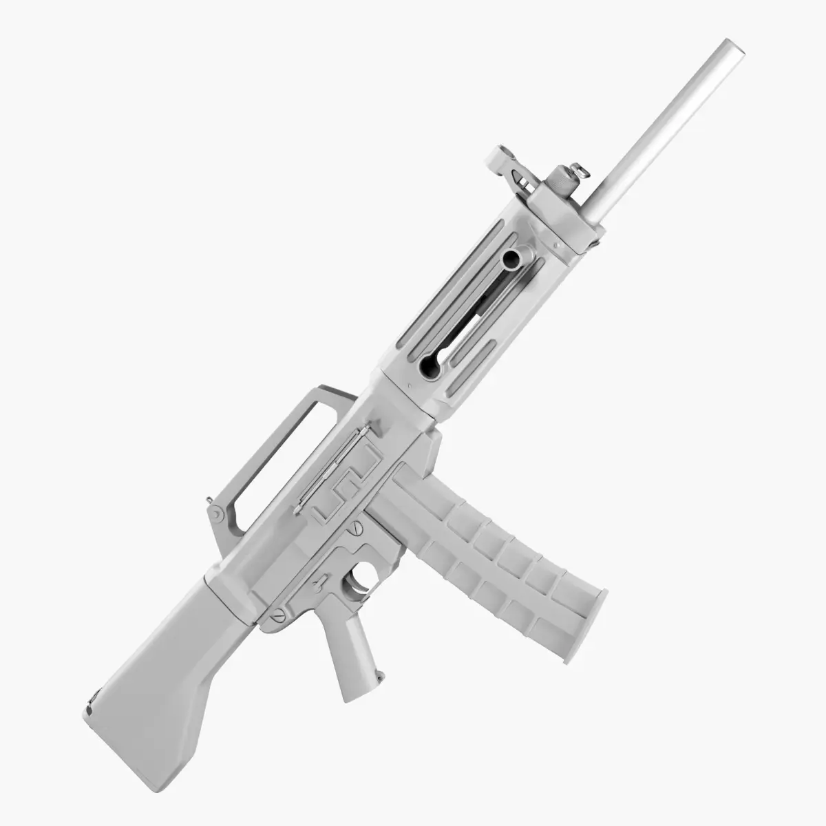 USAS 12 Shotgun High Poly 3D model