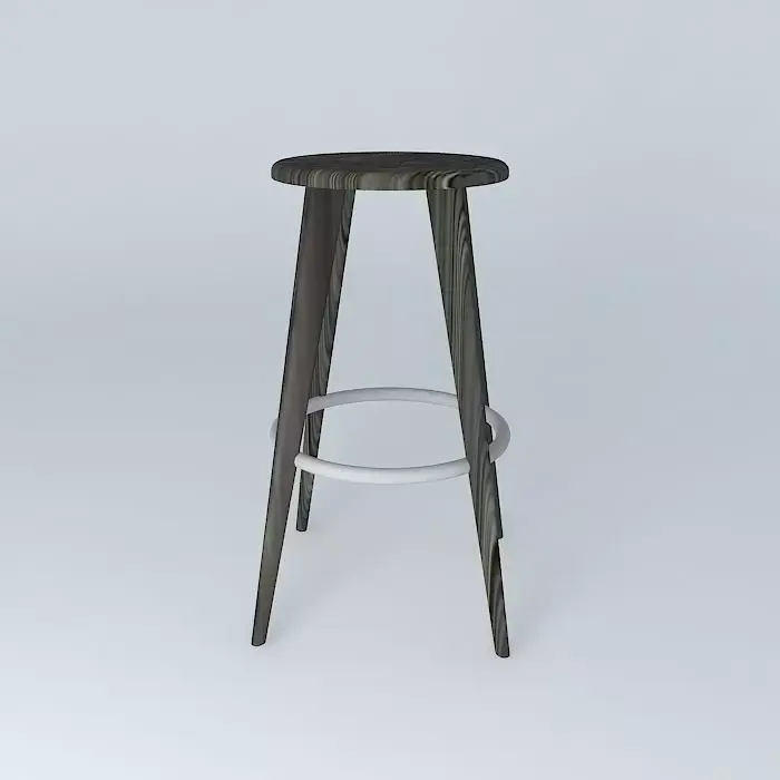 High Stool Jean Prouvé 1942 Free 3D model