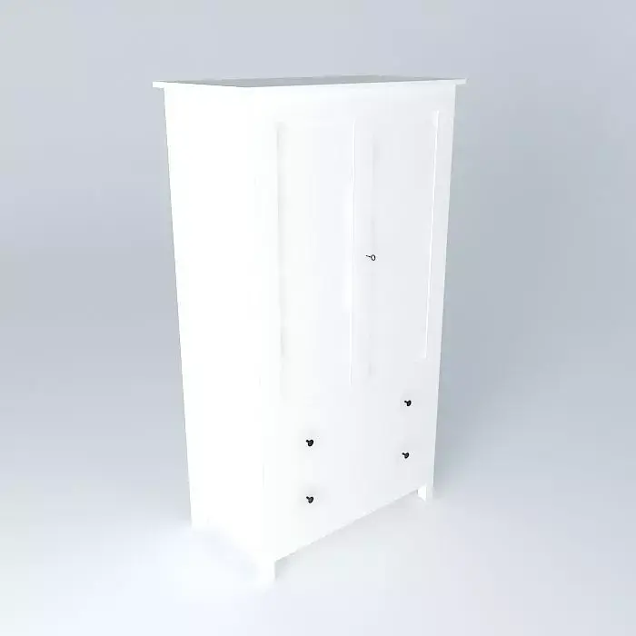 HEMNES wardrobe  Free 3D model
