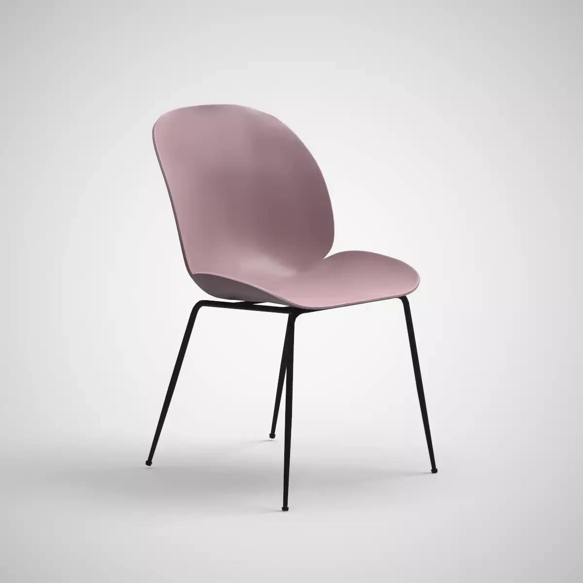 Kempton Dining Chair pantone Low-poly 3D model