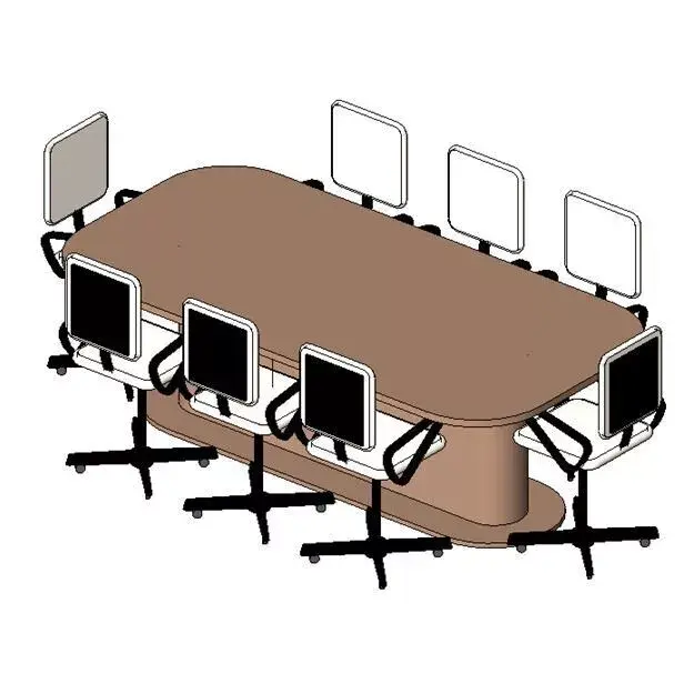 Table Conference 8 Seater 1 Free 3D model