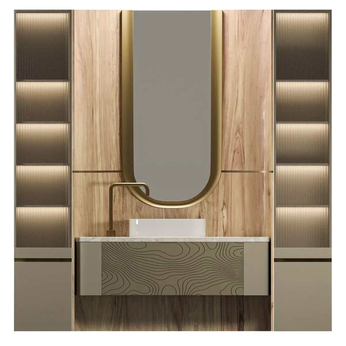 Bathroom Furniture Free 3D model order