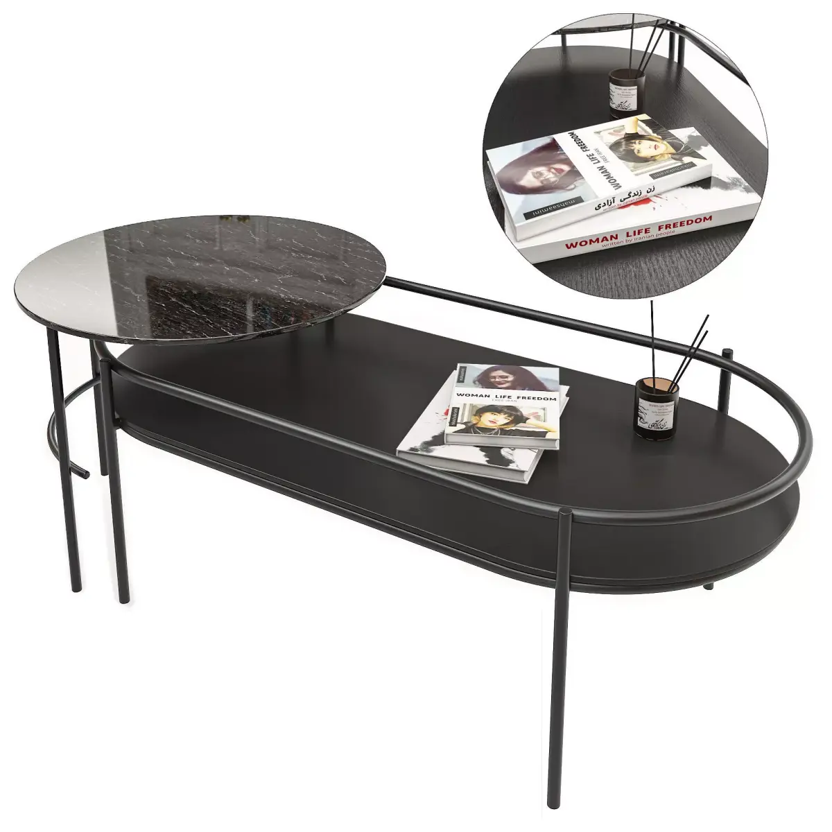 Woman Life Freedom Table Free 3D model
