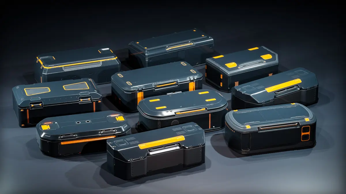 Ammunition Cargo Boxes 3D model