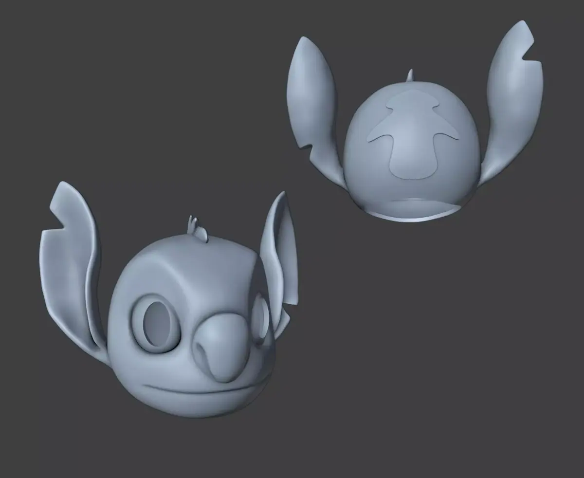 Stitch Helmet from Lilo and Stitch 3D print model