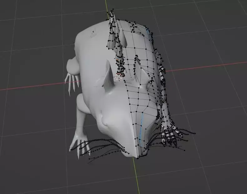 Post-Apocalyptic Rat Creature 3D model