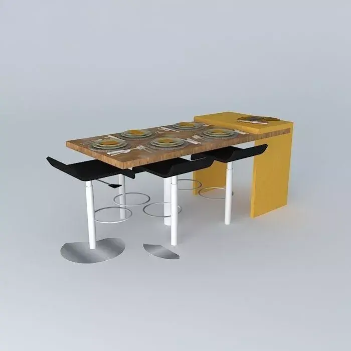 Game Dinner - Barbecue (FULL) Free 3D model