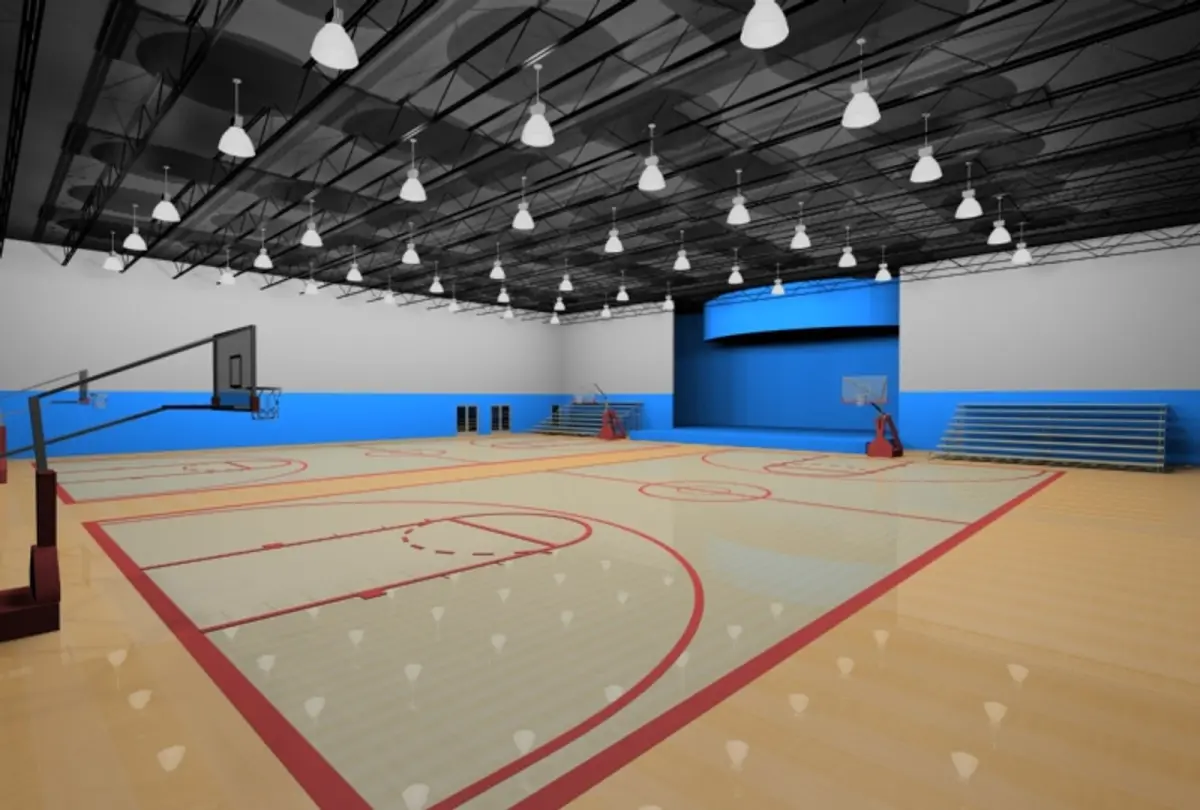 GYM SCENE 3D model