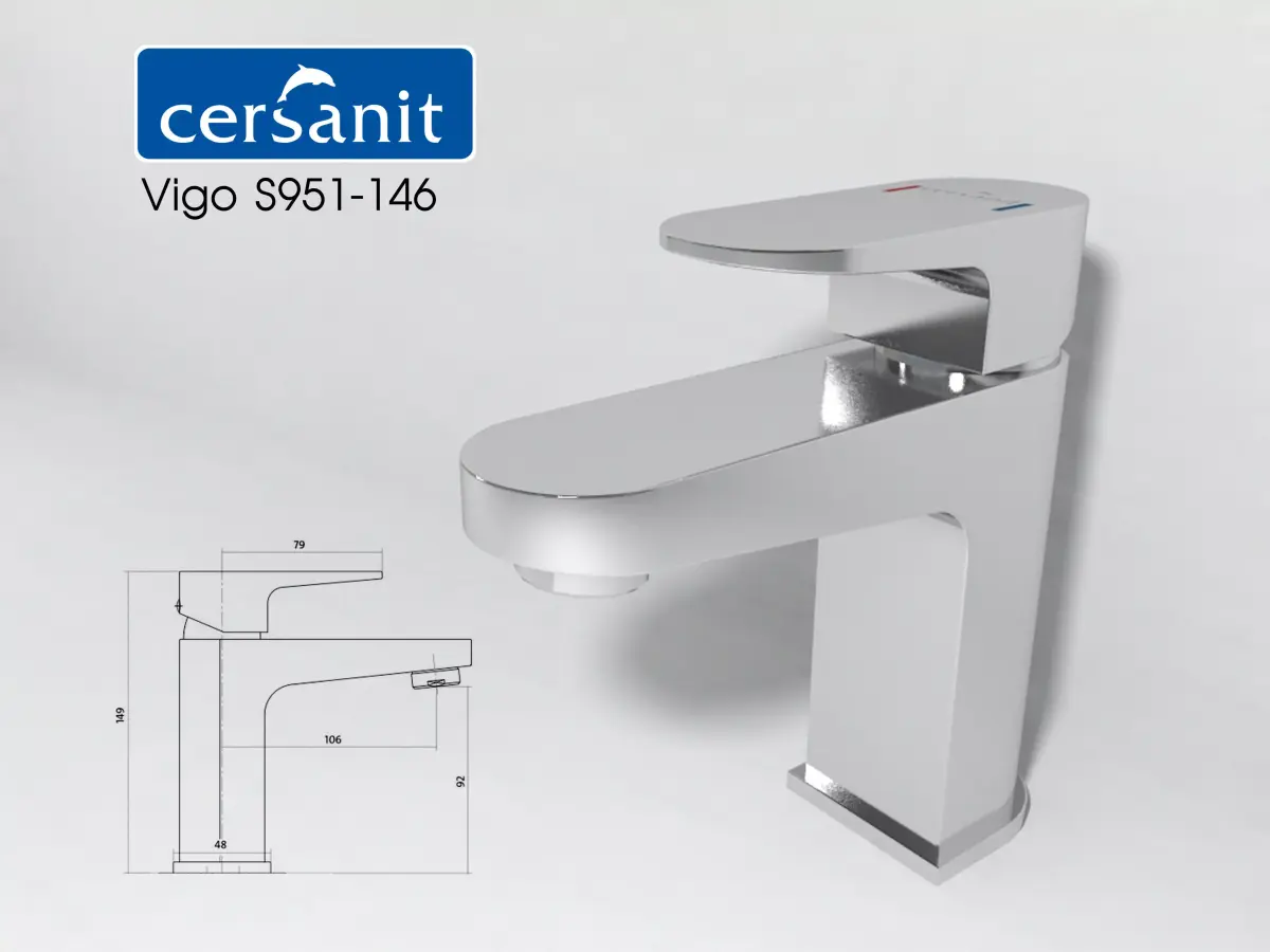 Cersanit vigo S951-146 mixer 3D model