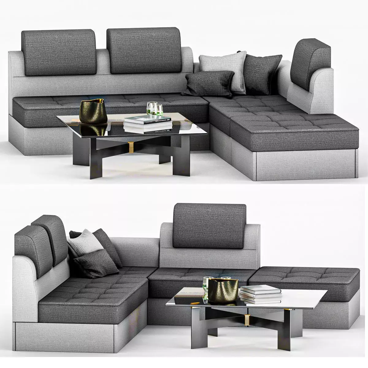 new style sofa Free 3D model