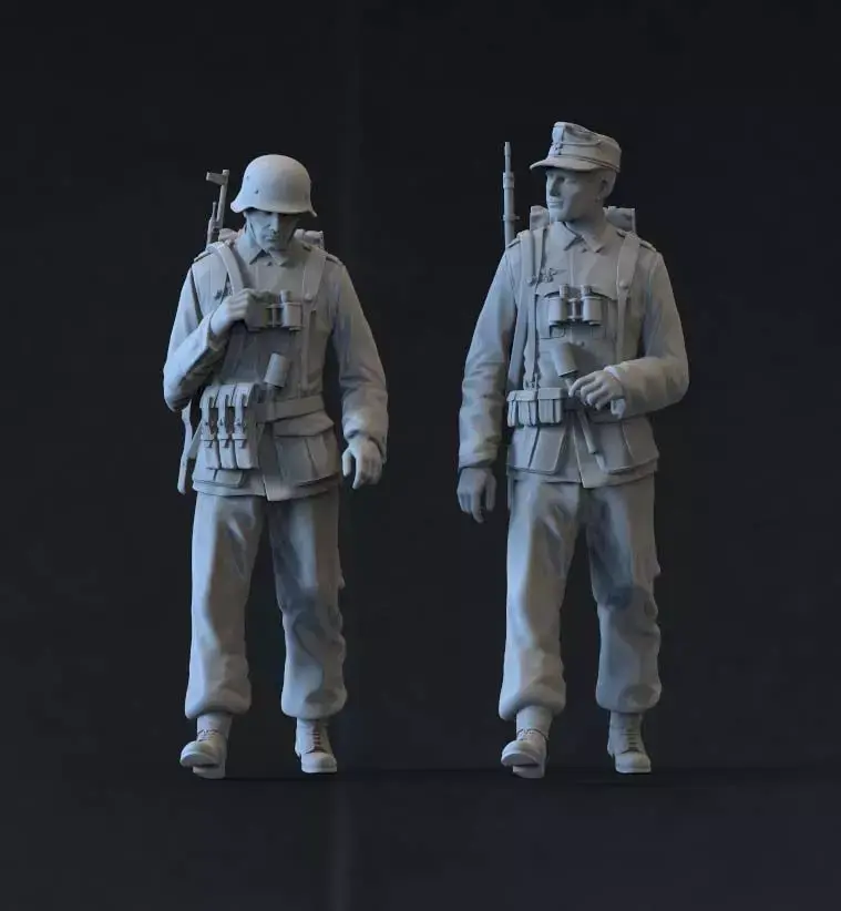 German soldiers 3D print model 4