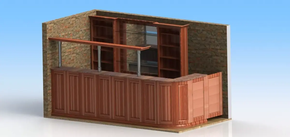 bar furniture Free 3D model purchase