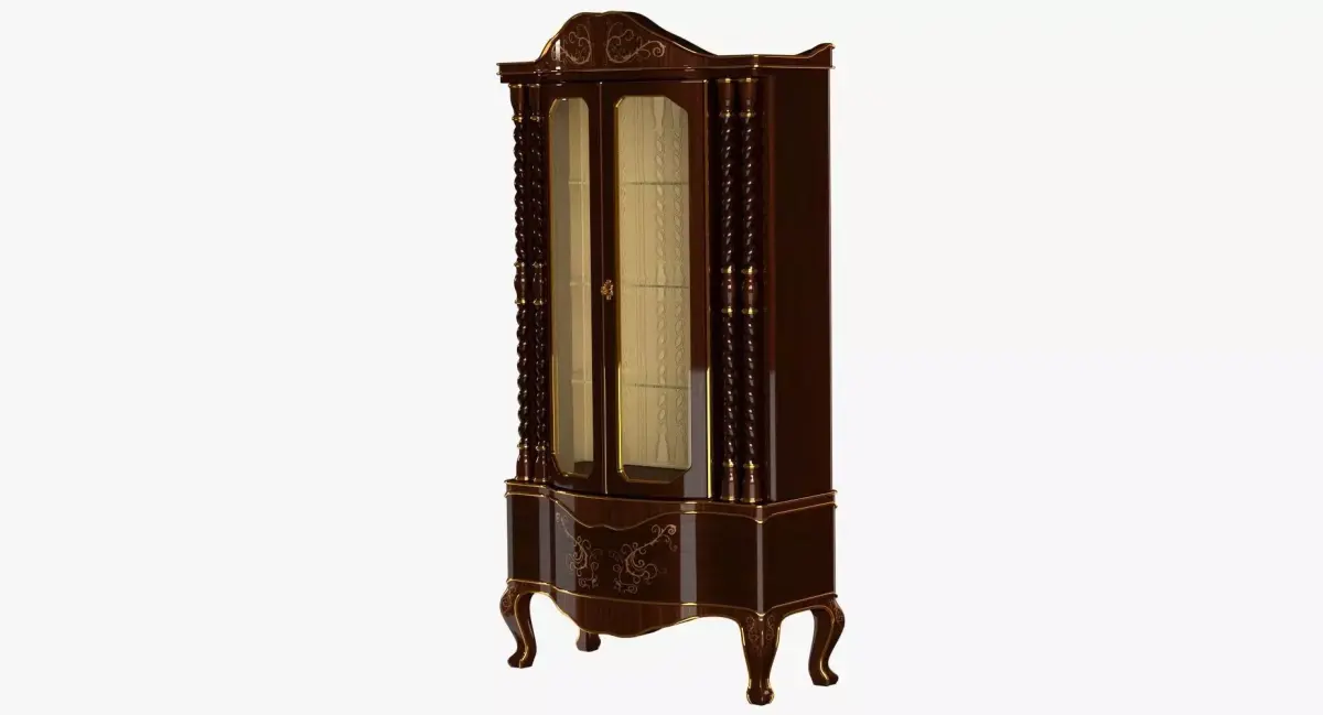 Classic Glass Cabinet 0001 Free 3D model purchase