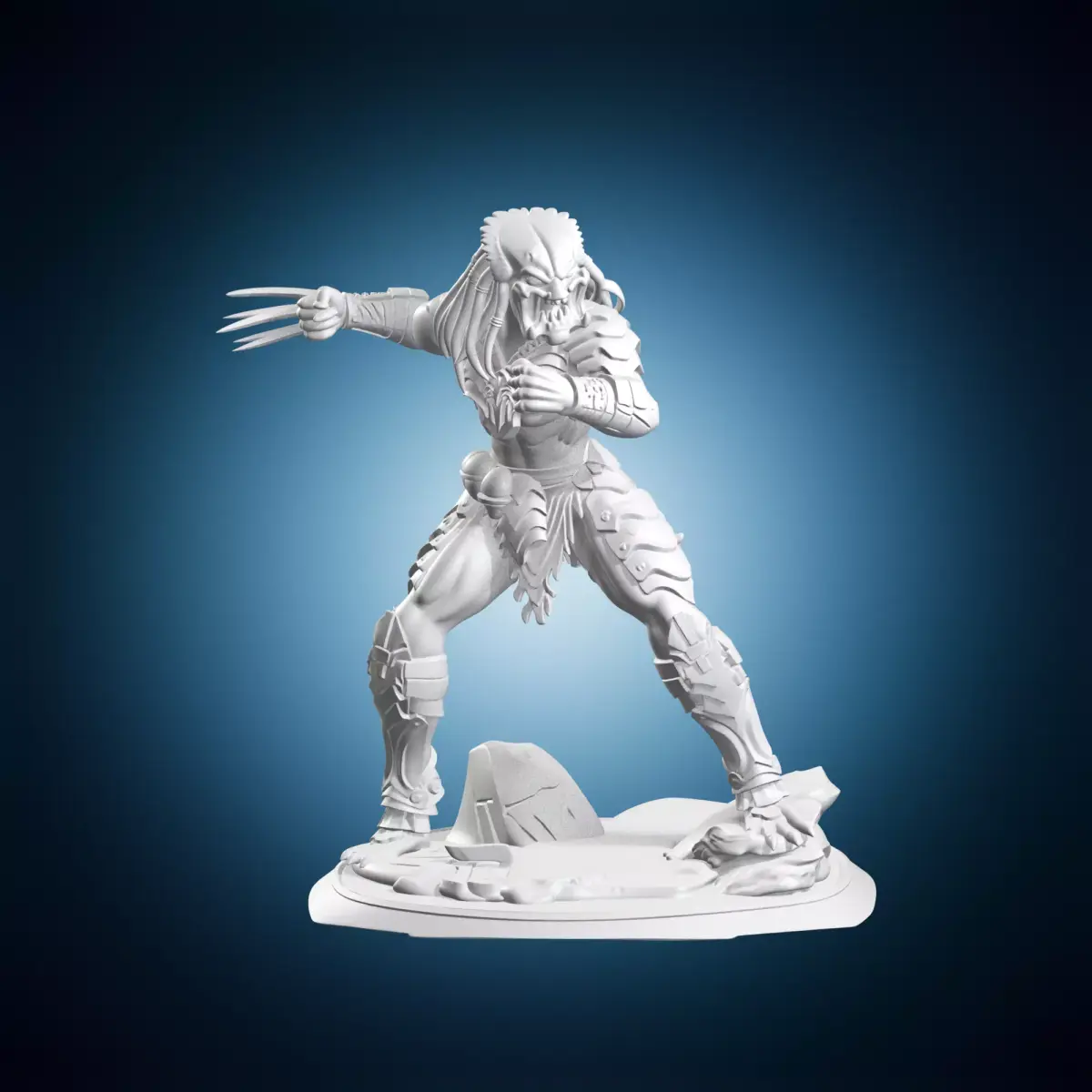 Predator Warrior Miniature 3D print model
