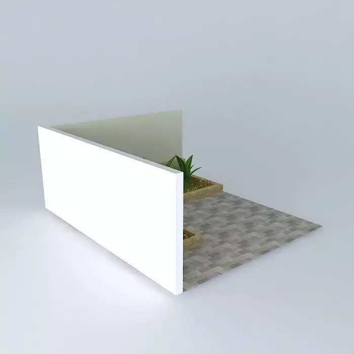 Small garden Free 3D model