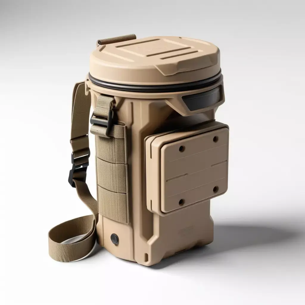 Tactical Insulated Hydration Container 3D model