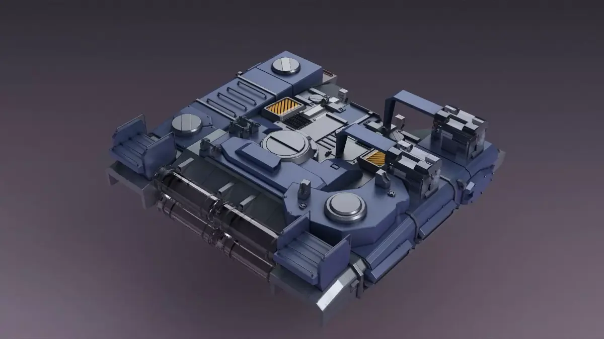Mechanical Console Chair Future  Station  mechanical arm 3D model
