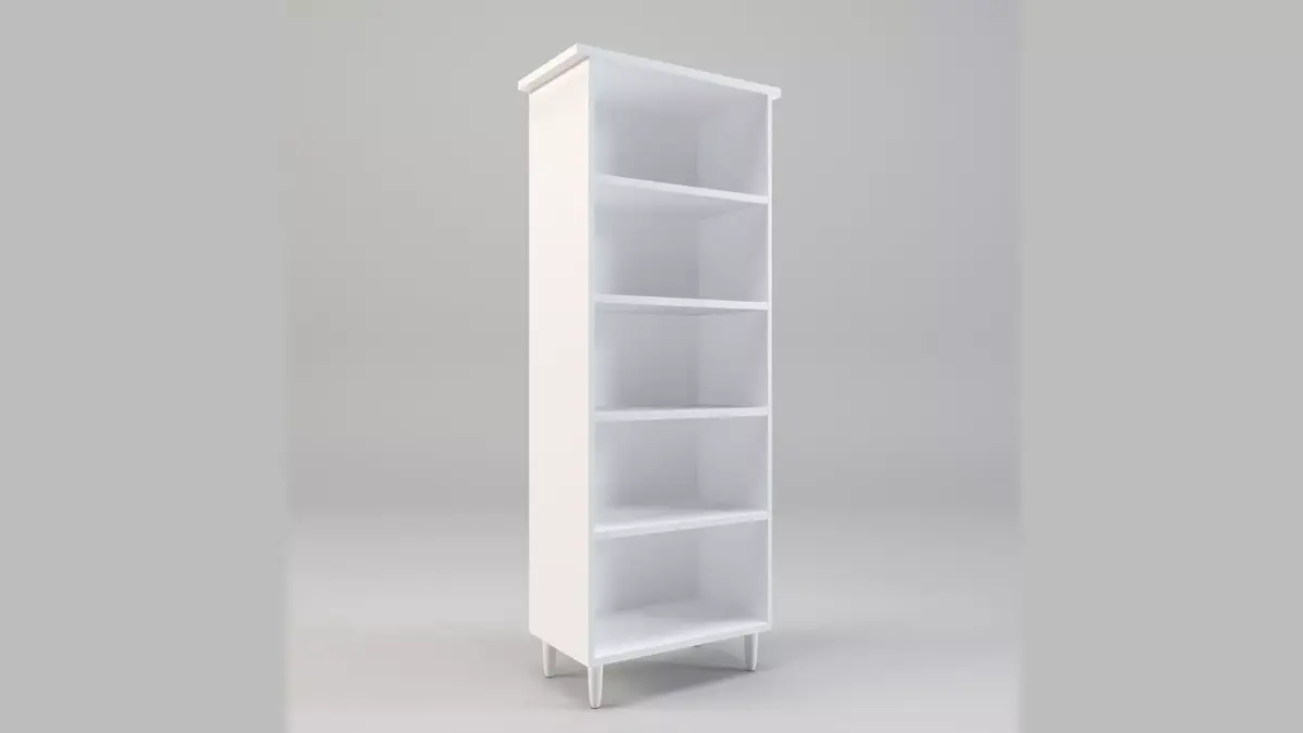 Bookcase Shelf Free low-poly 3D model