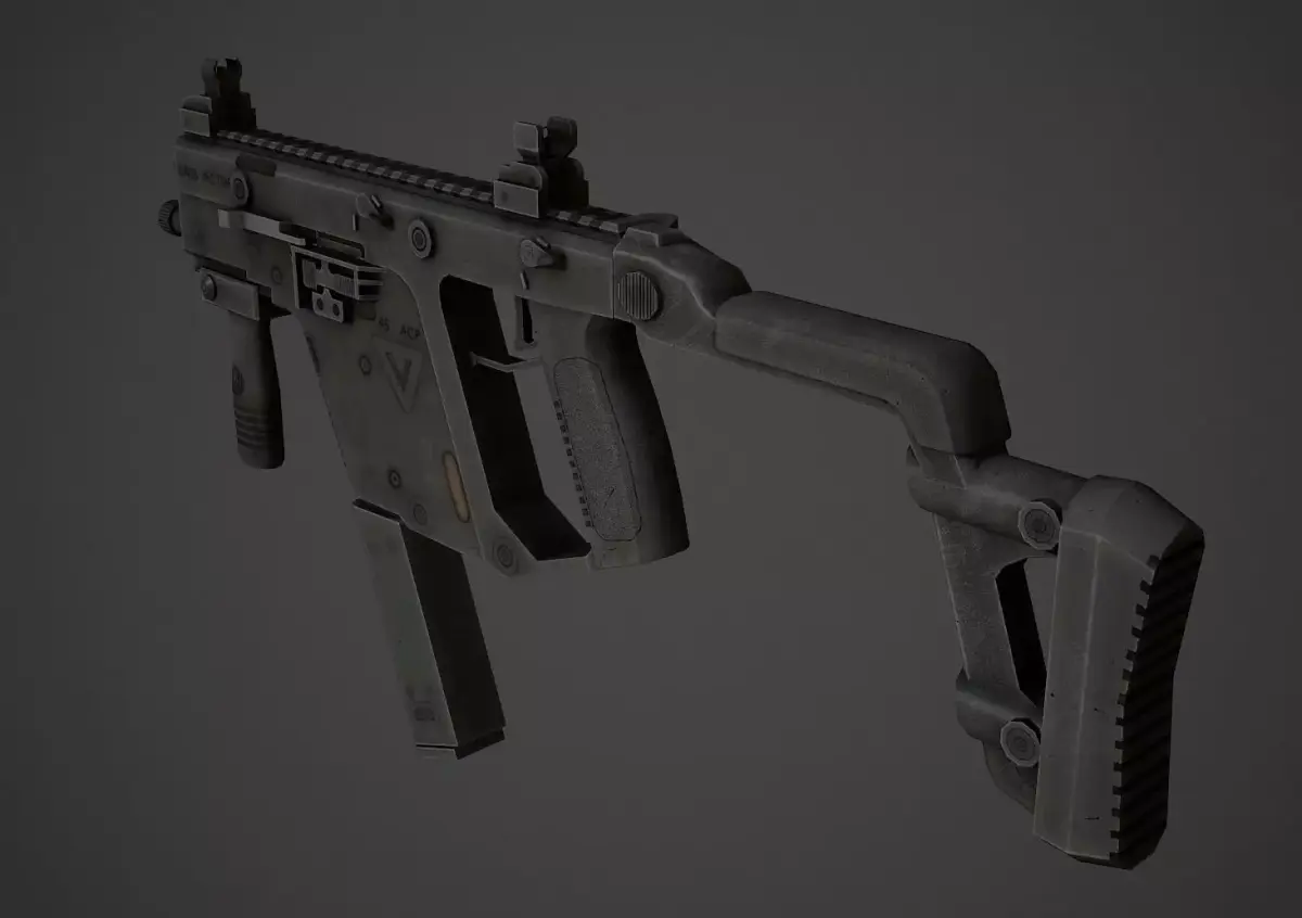 KRISS Vector Low Poly Low-poly 3D model