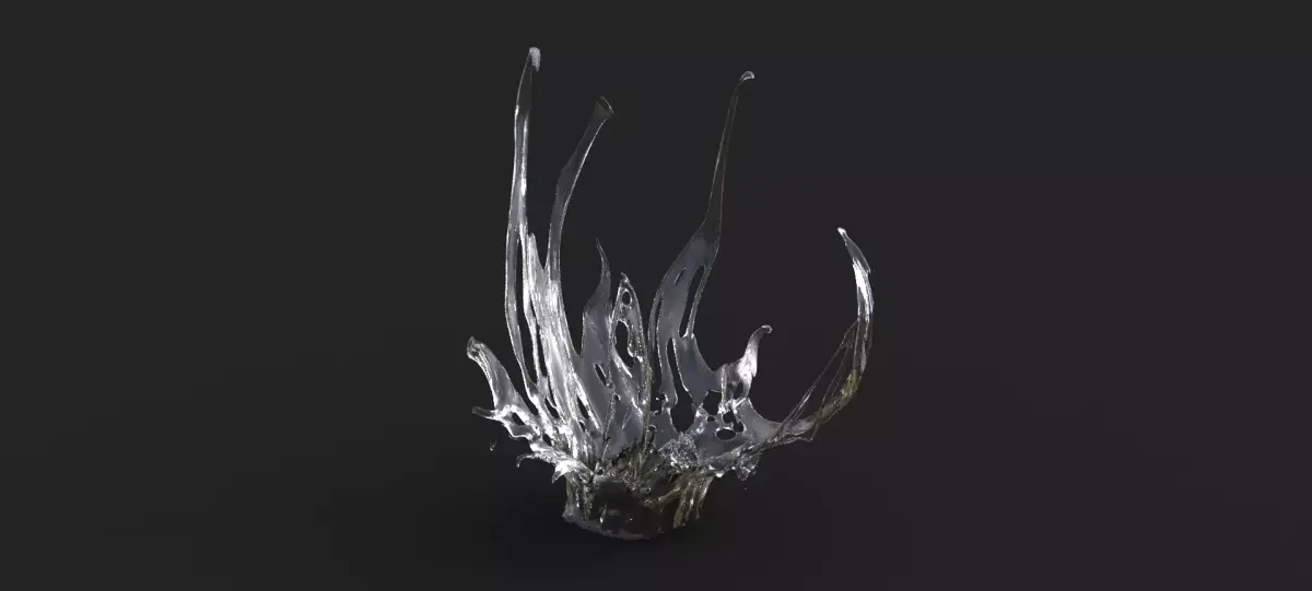 Water stylized 2  3D model