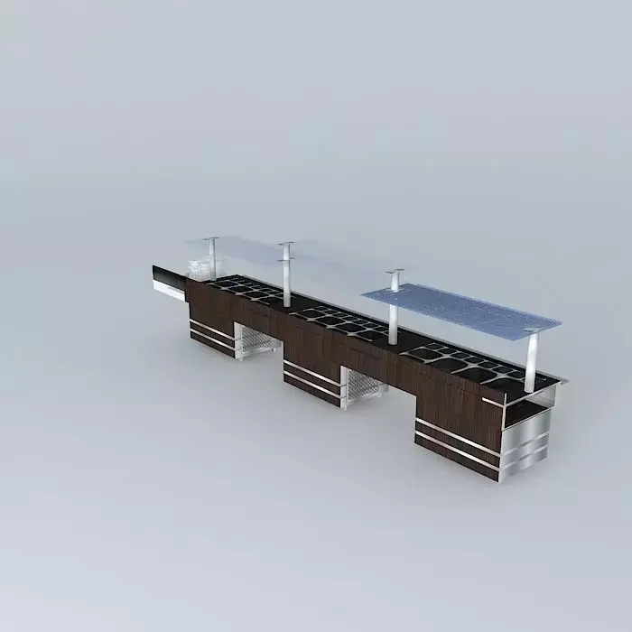 Kit 006 Mesa Self Service por: Alex Marques Free 3D model