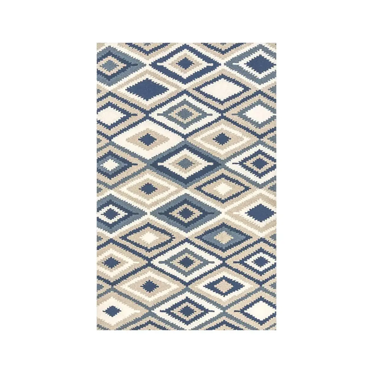 Pilatus Navy 5ftx8ft Indoor Outdoor Area Rug Free 3D model