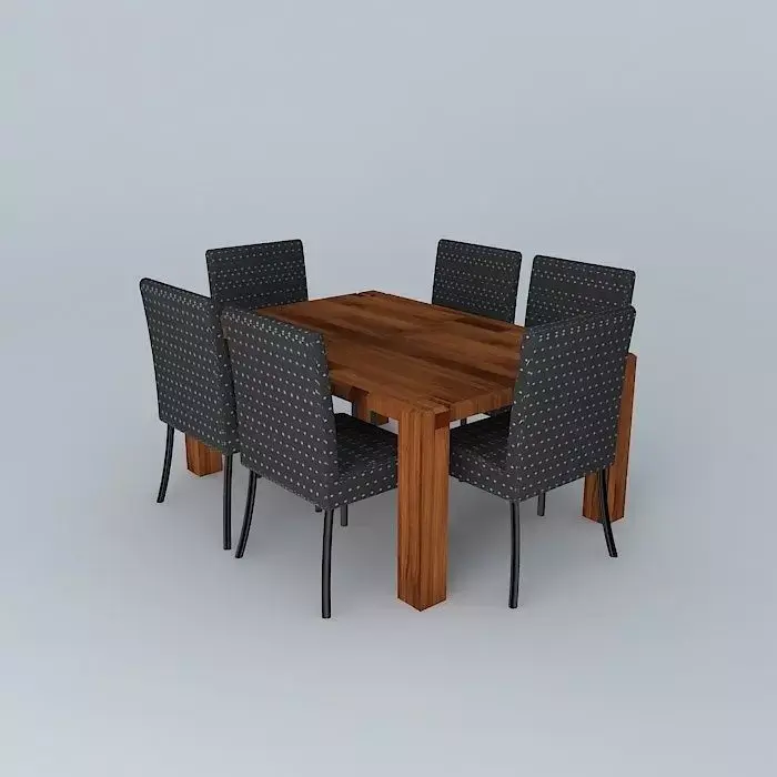 Dinner Table Vikor Free 3D model