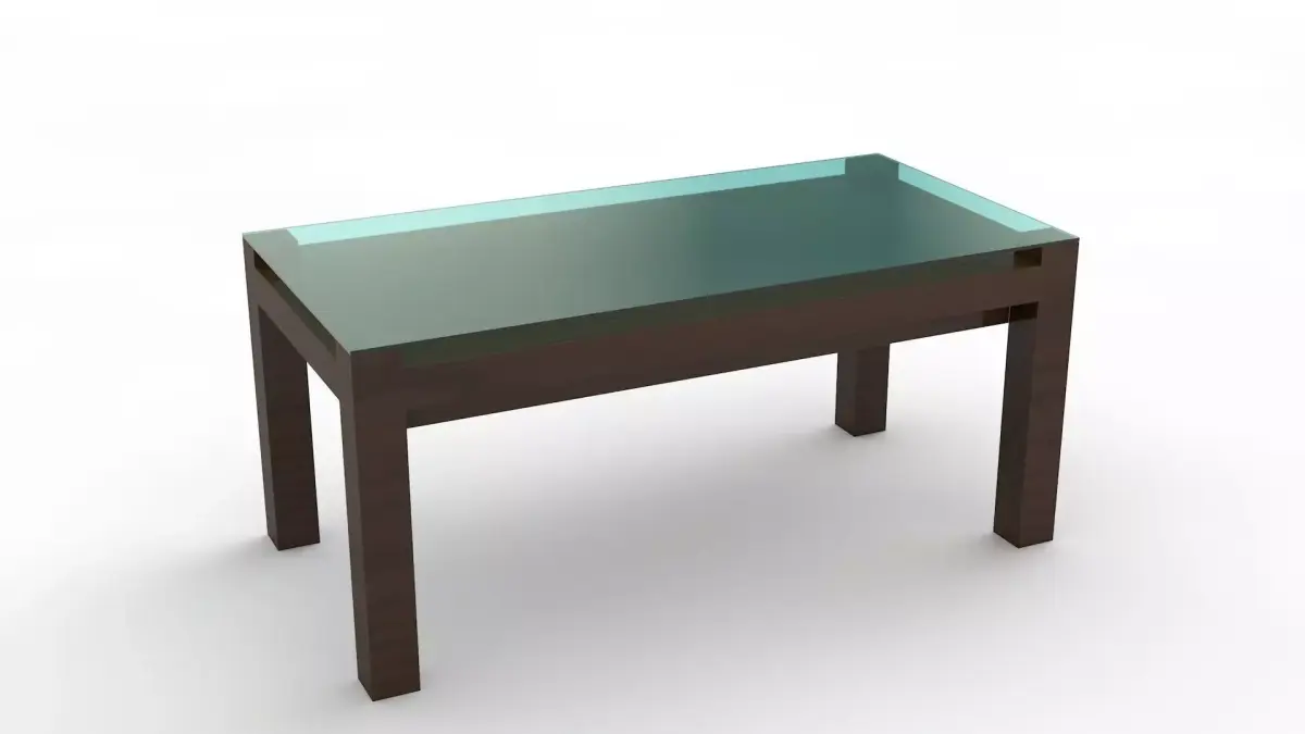 table with glass top Free 3D model purchase