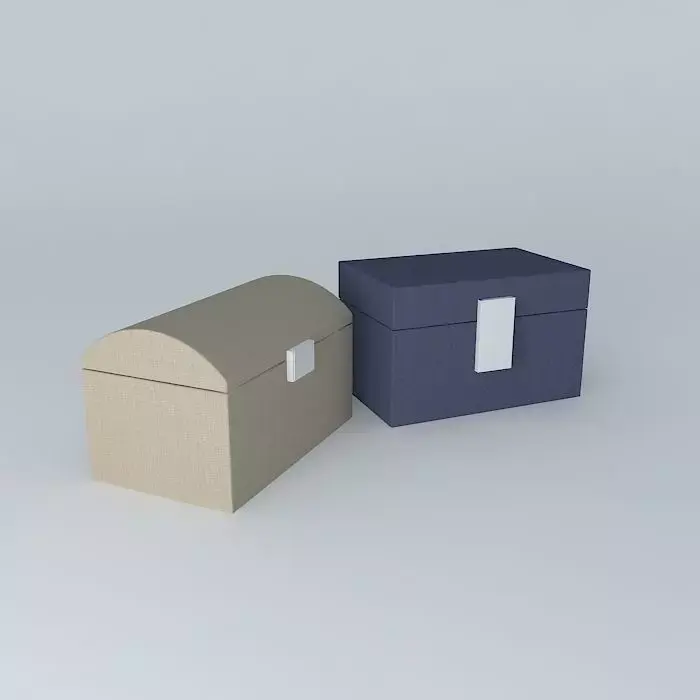 Box  Chest Fabric Decorative Free 3D model purchase