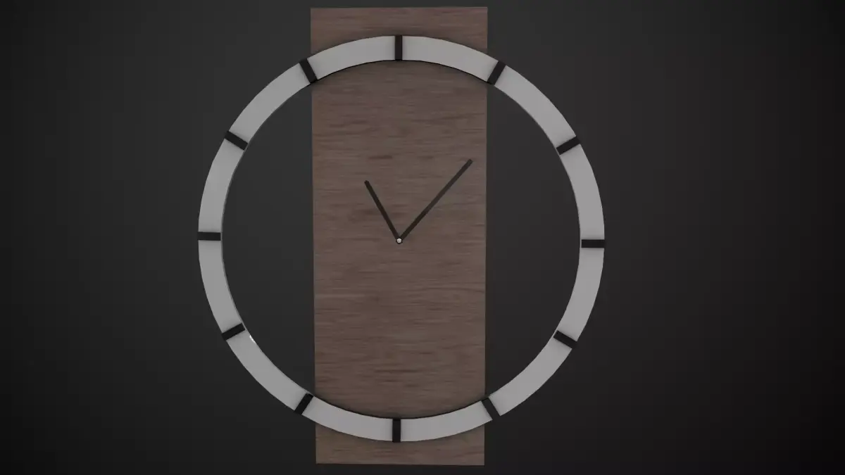 Modern Clock Free 3D model purchase