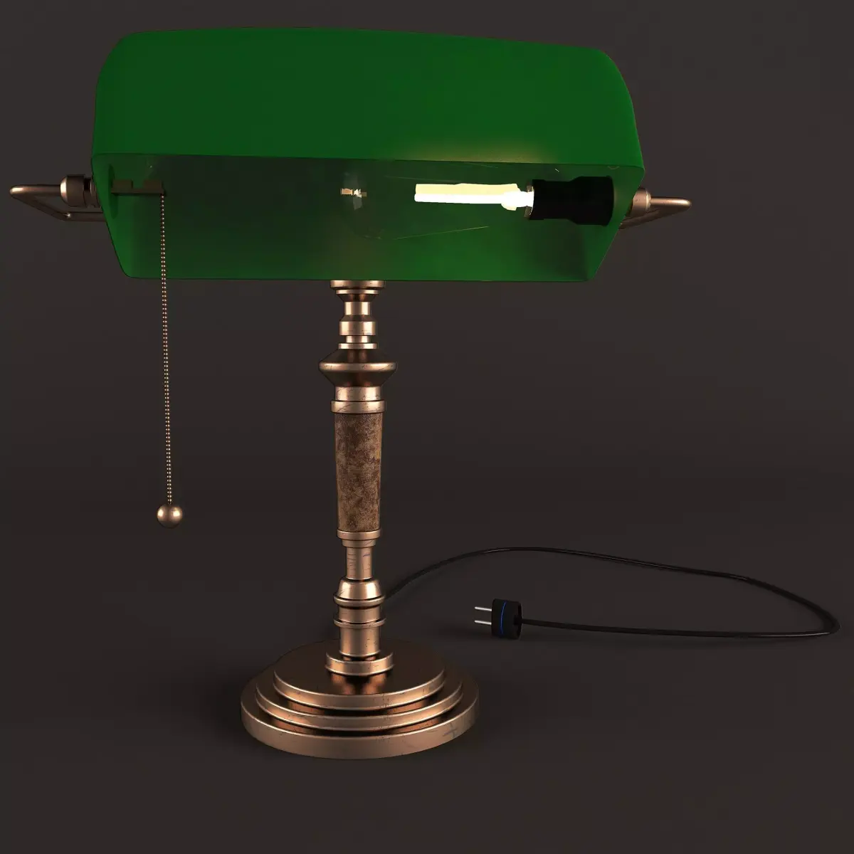 desk lamp Free 3D model 18