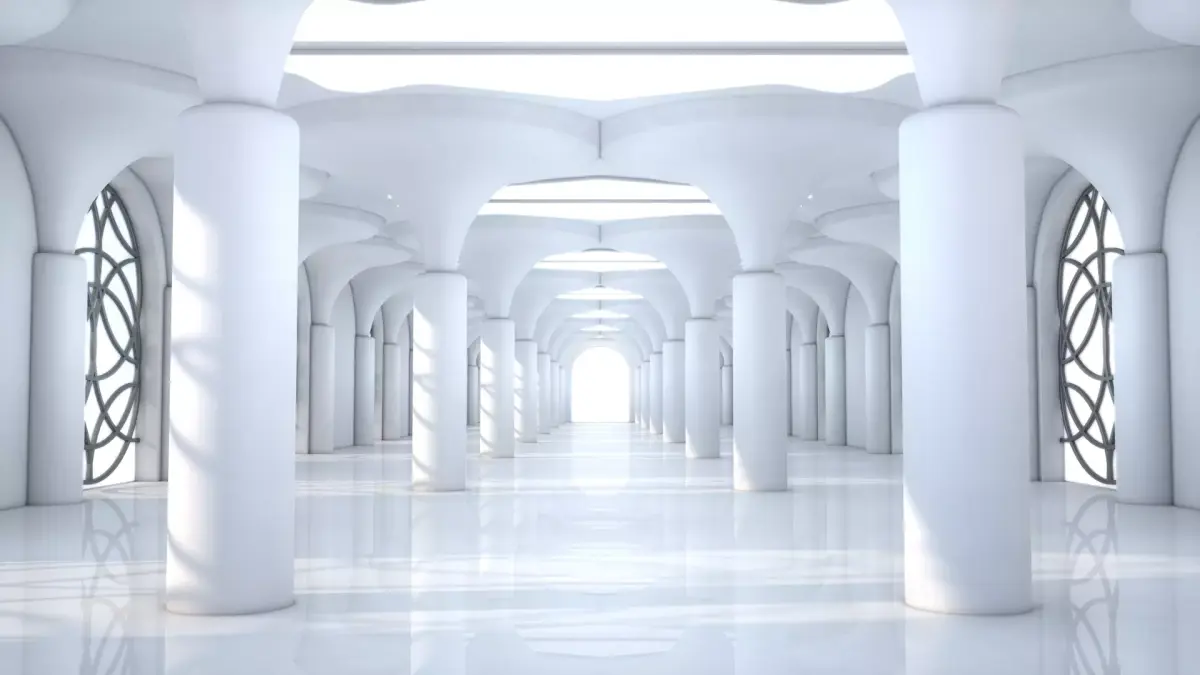  Classic Futuristic Interior 3D model