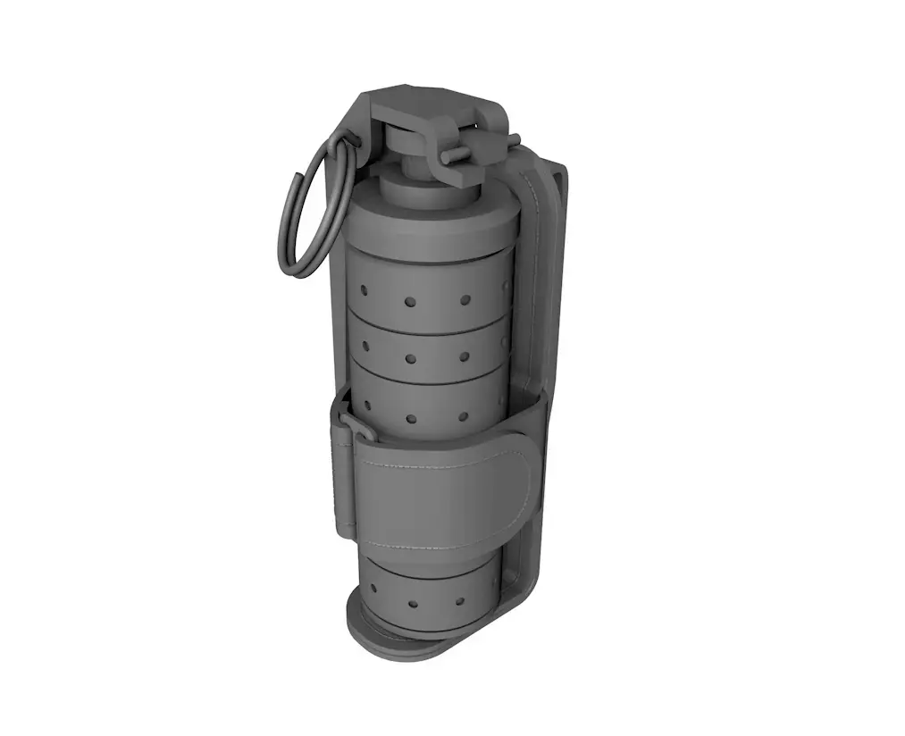 Dredd 2012 gas grenade 3D print model purchase