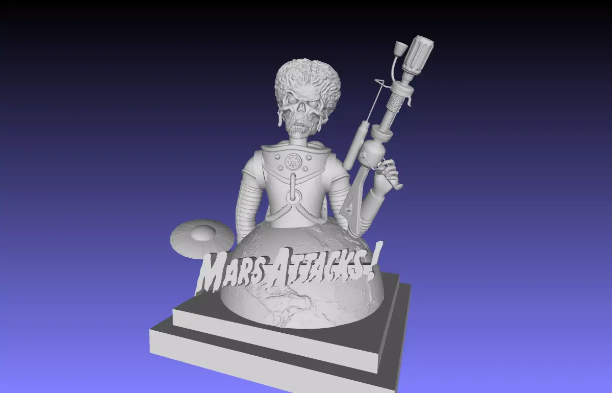 Mars Attacks 3D print model purchase