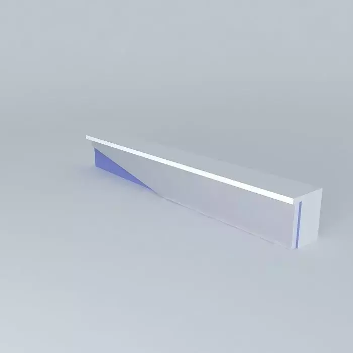 Asymmetrical bench Free 3D model