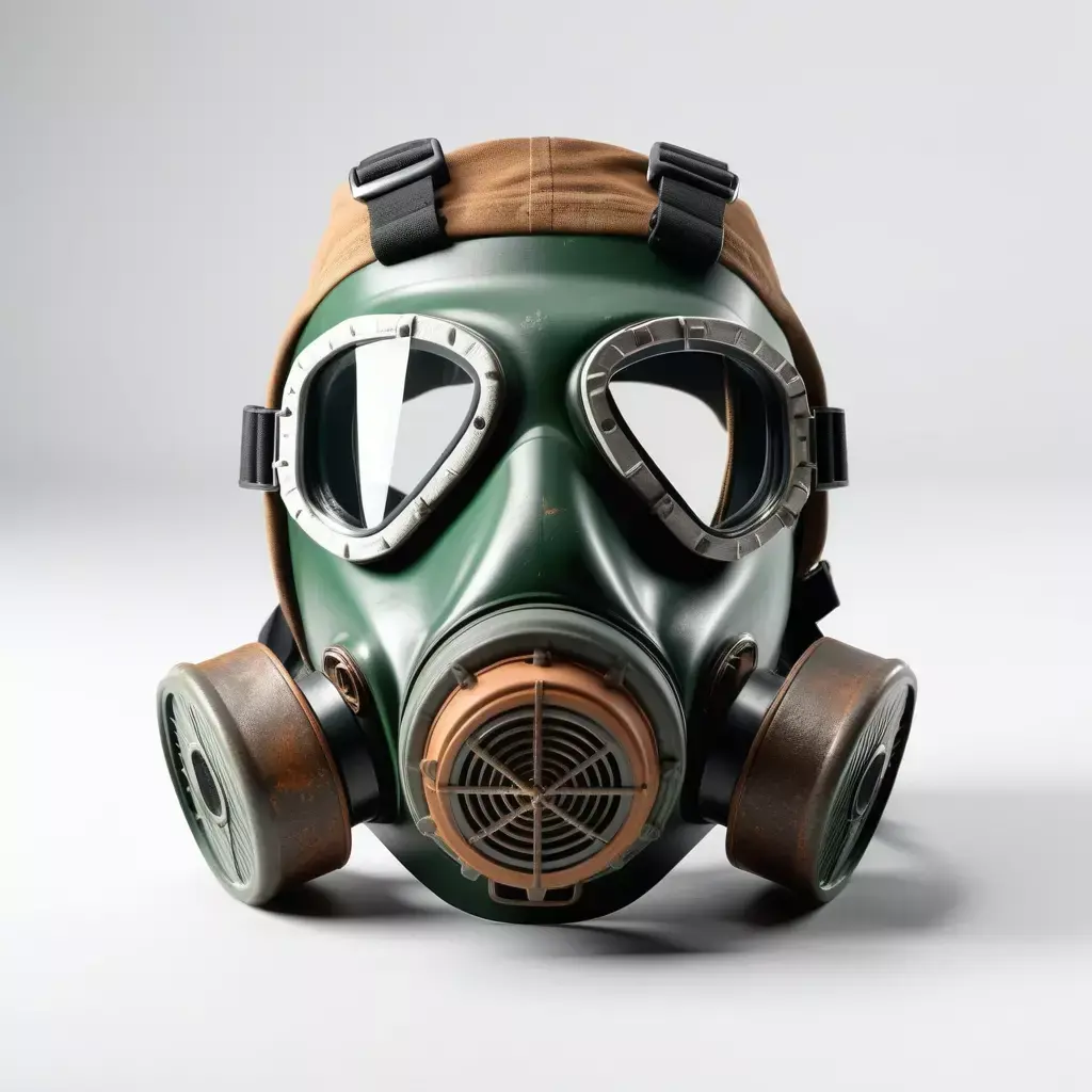 Detailed Military Gas Mask 3D Model 3D model