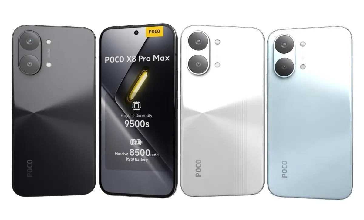 Xiaomi POCO X8 Pro Max All Colors 3D model