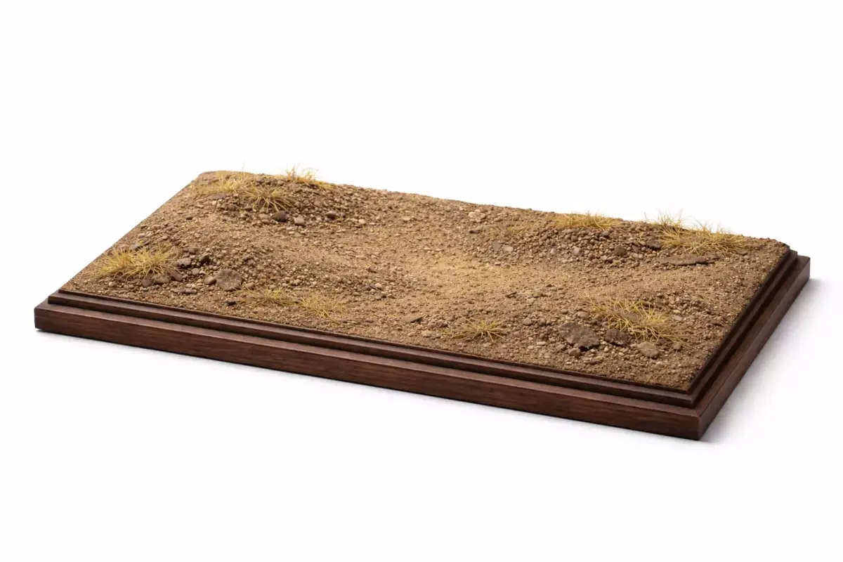 WW1 Battlefield Diorama Base STL 3D Printable Military Terrain  3D print model