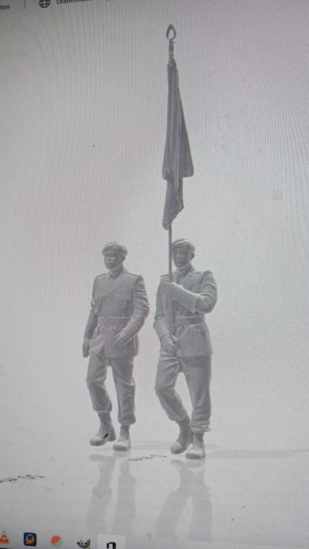 Bundeswehr Soldiers with Flag STL 3D print model