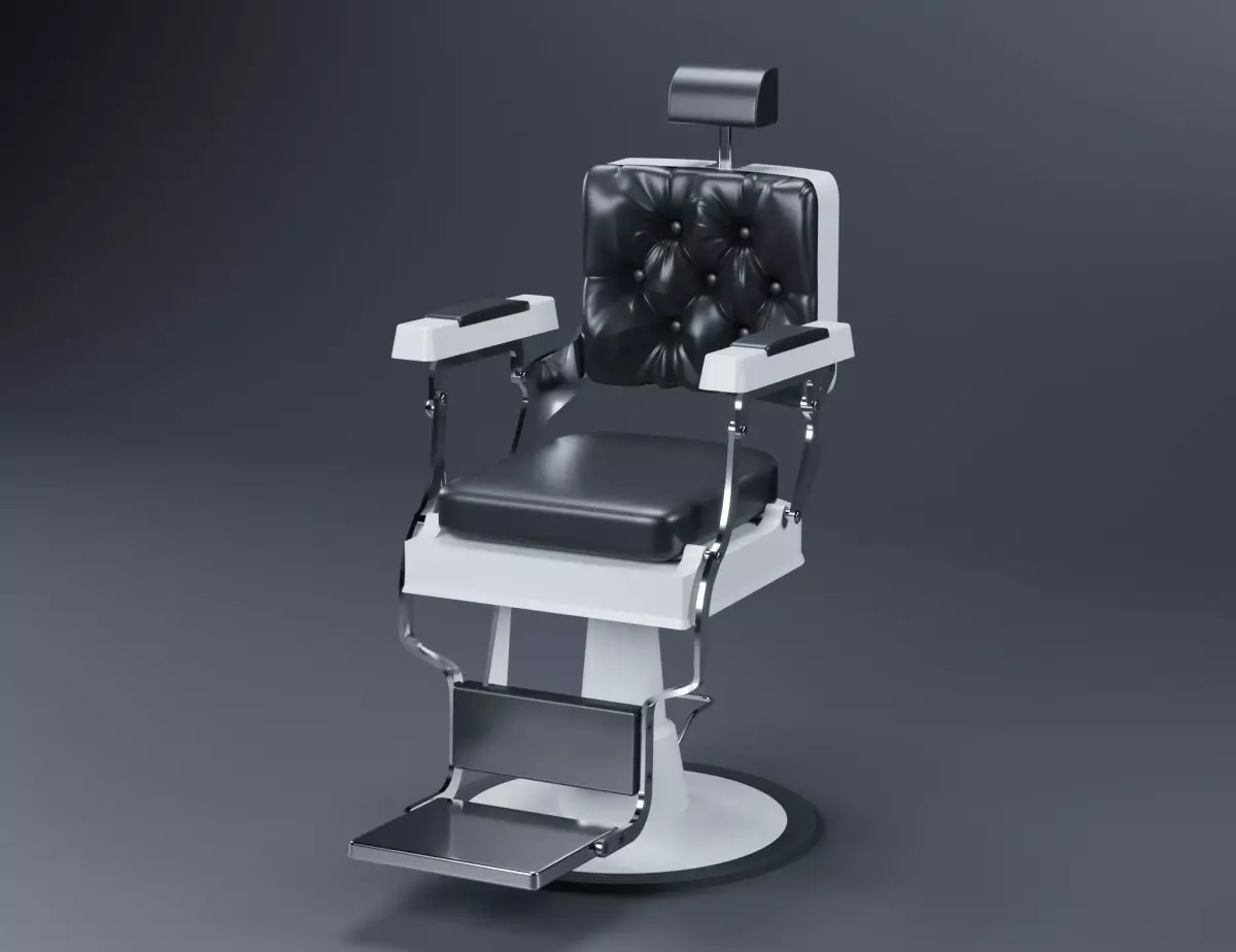 Barber Chair Free 3D model purchase