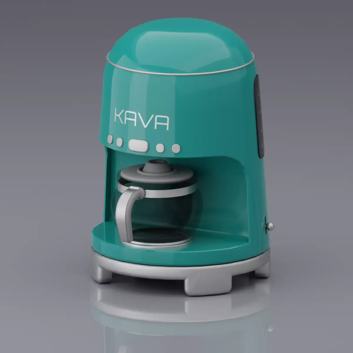 Drip Coffee Maker Free low-poly 3D model
