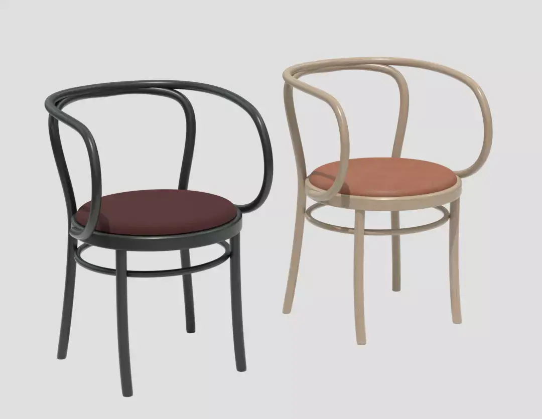 Thonet 209 P Chair Free low-poly 3D model