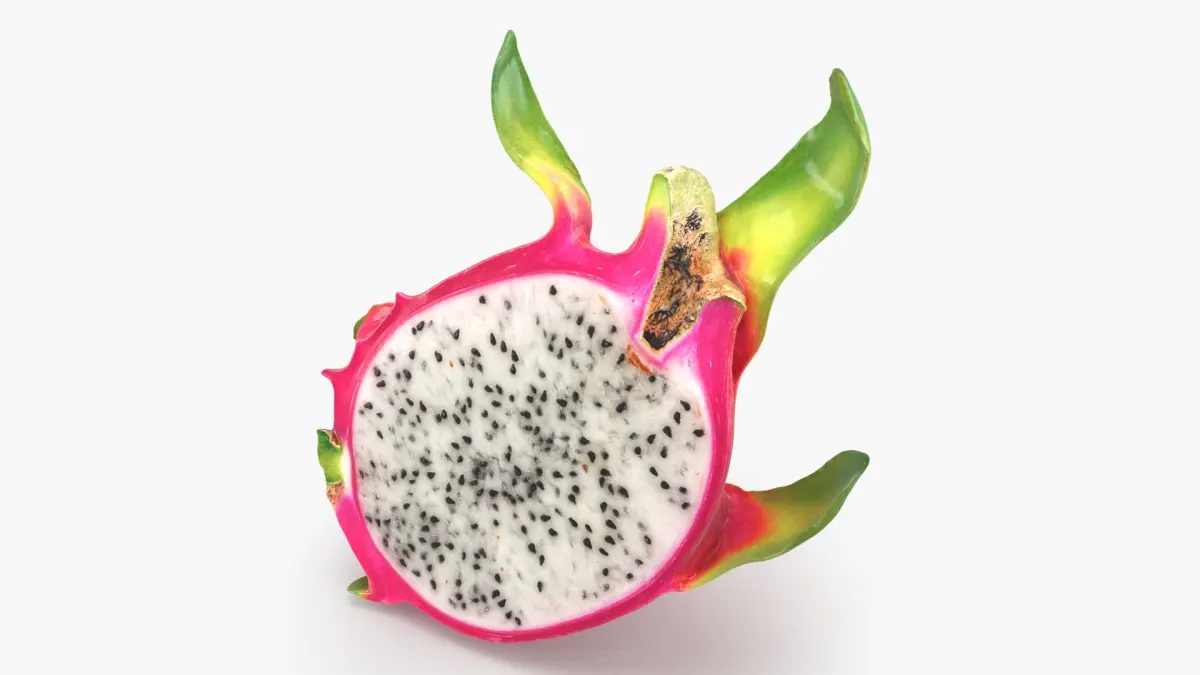 Half Dragon Fruit 01 Color 2 3D model