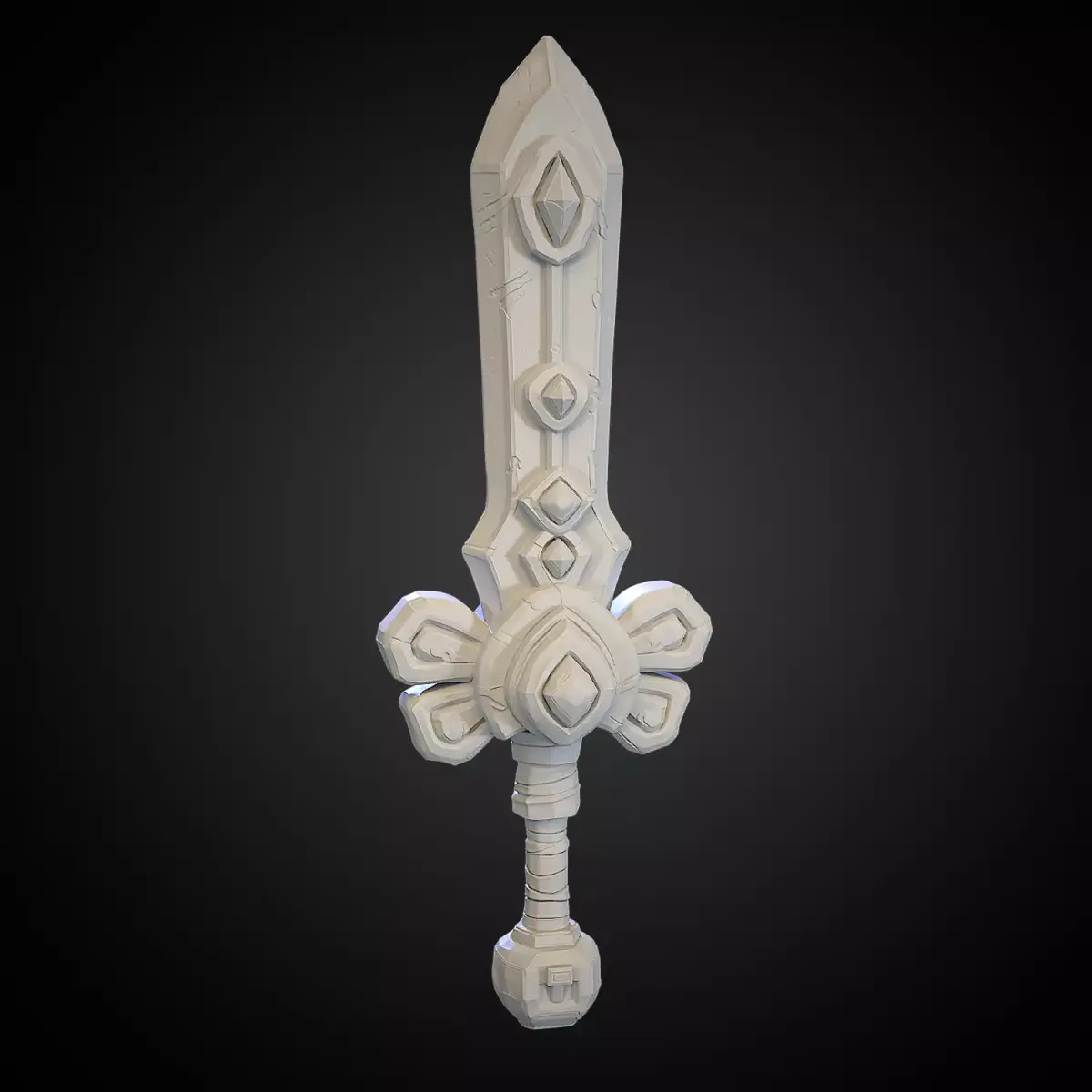 Stylized Sword 27 3D model
