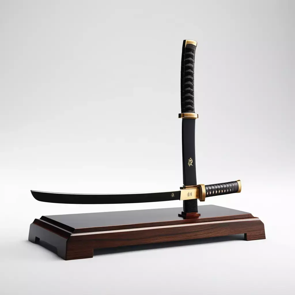 Japanese Katana Wakizashi Display Stand 3D model