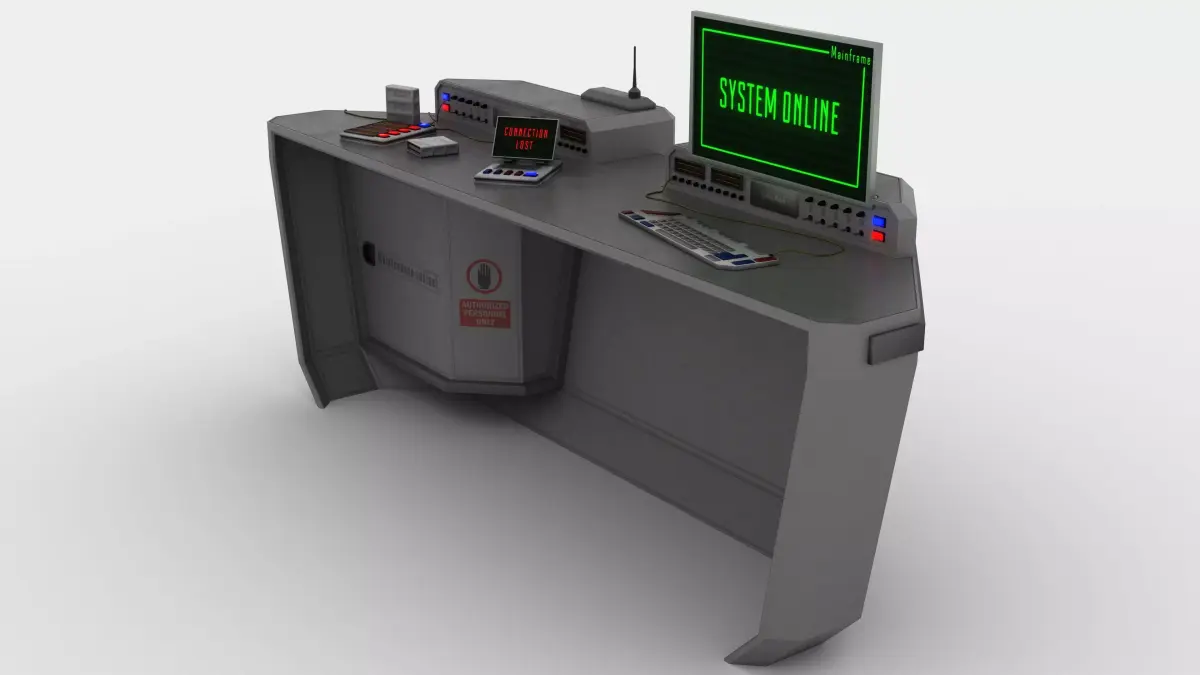 DataOps desk 3D model