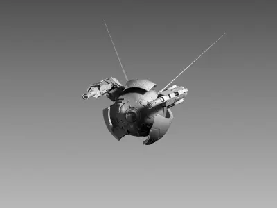 Flying Drone 3D model