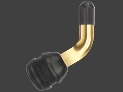 Car Wheel Nipple V2 3D model