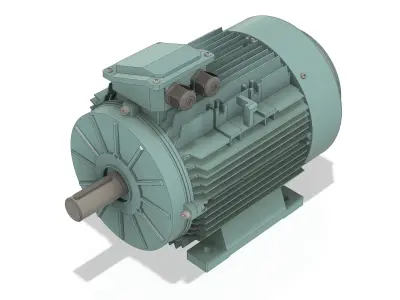 3 Phase AC induction motors - Frame size 132M 3D model